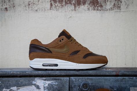 nike air max 1 premium ltr ale brown golden beige|Nike Air Max 1 Premium Leather Ale Brown Men's.